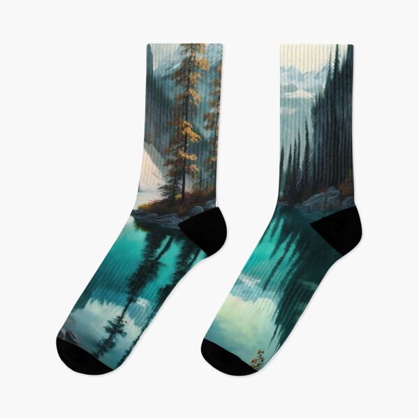 Item preview, Water's Edge - Serene Lakes - Nature Landscape Digital Art Collection designed and sold by artbankai.