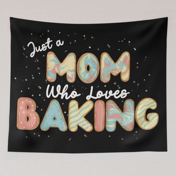 Item preview, Just a mom who loves baking designed and sold by CharlieCreates.