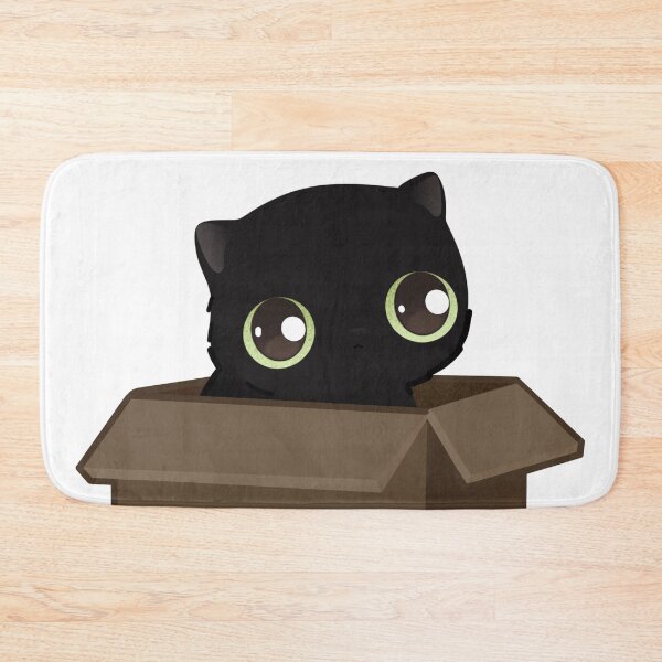 Item preview, Black cat in a box designed and sold by Itsdomd.