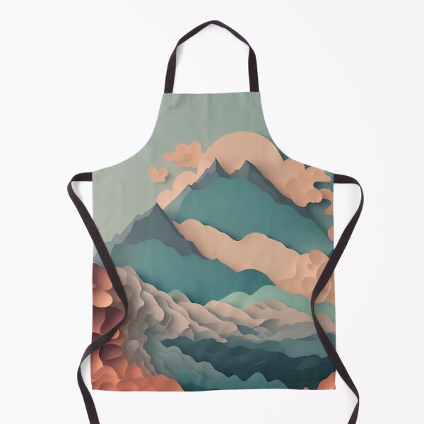 Item preview, Peach Mountain in Paper art style designed and sold by FormFinder.