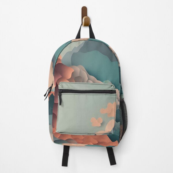Item preview, Peach Mountain in Paper art style designed and sold by FormFinder.