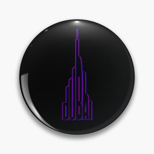 Item preview, Dubai-Burj Khalifa Typography multi-coloured designed and sold by flydye.
