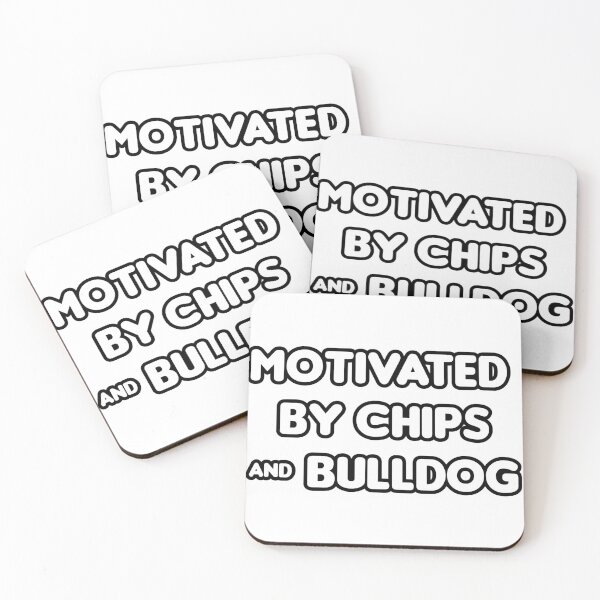 Item preview, Motivated by Chips & Bulldog - Funny designed and sold by CheeseBlueprint.