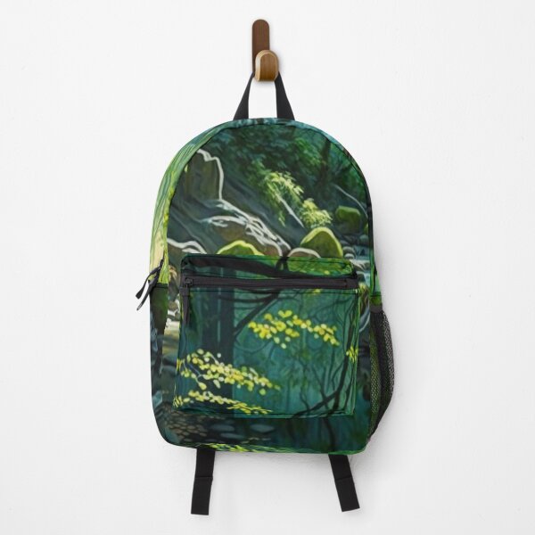Item preview, Verdant Wonderland - Lush Forests - Nature Landscape Digital Art Collection designed and sold by artbankai.