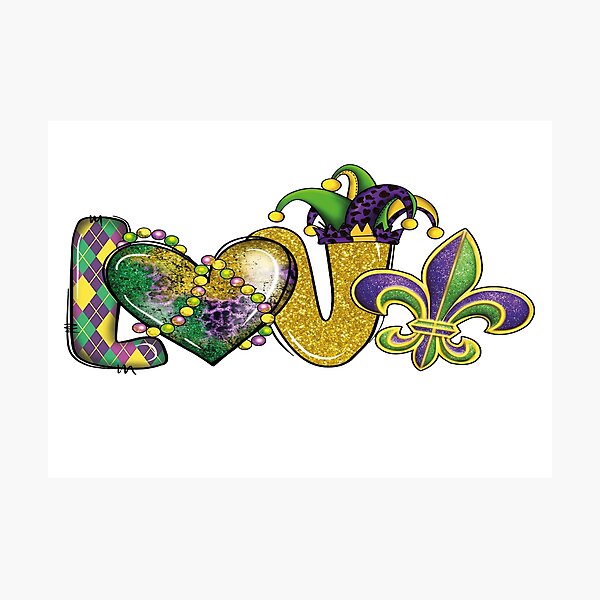 Mardi Gras Tree - watercolor Art Print for Sale by jay-p