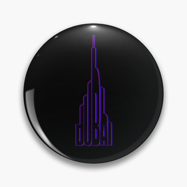 Item preview, Dubai-Burj Khalifa Typography multi-coloured 2 designed and sold by flydye.