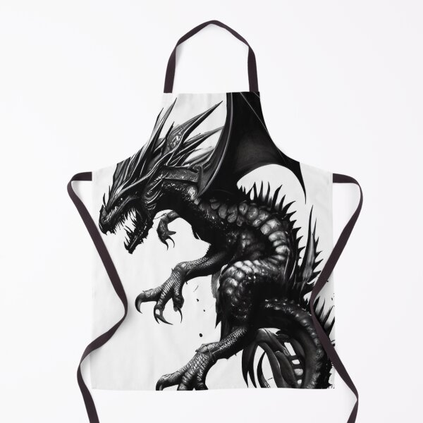 Item preview, Dragon Black And White Fantasy Anime designed and sold by ShopSunday.