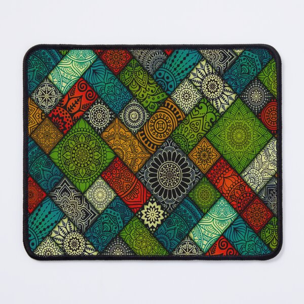 Item preview, colourful geometric floral pattern designed and sold by JD369.