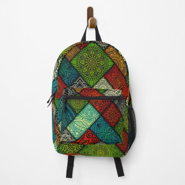 Item preview, colourful geometric floral pattern designed and sold by JD369.