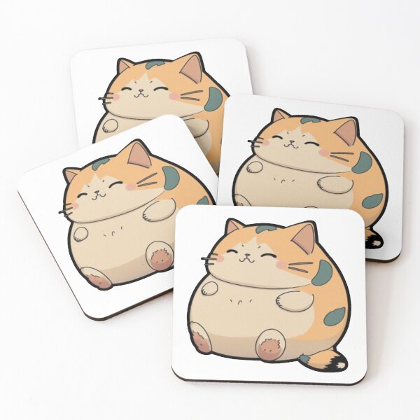 Item preview, cute fat cat chibi designed and sold by Jmacco.