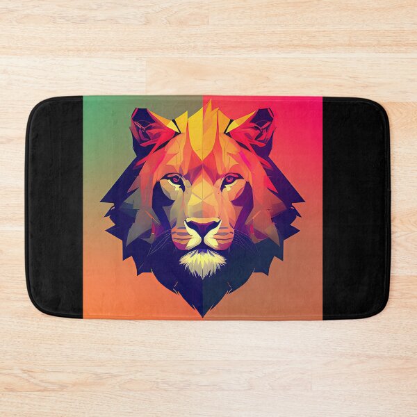 Item preview, Low poly lion portrait designed and sold by ChaosEdits.