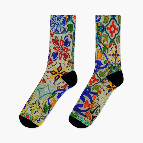 Item preview, colourful geometric flower pattern designed and sold by JD369.