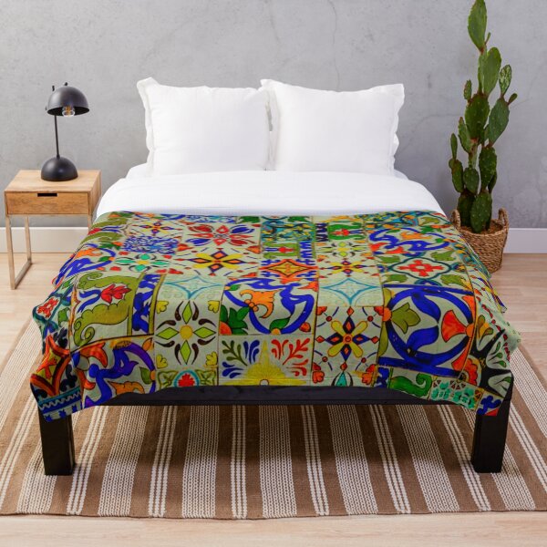 Artikelvorschau, buntes geometrisches Blumenmuster entworfen und verkauft von JD369.