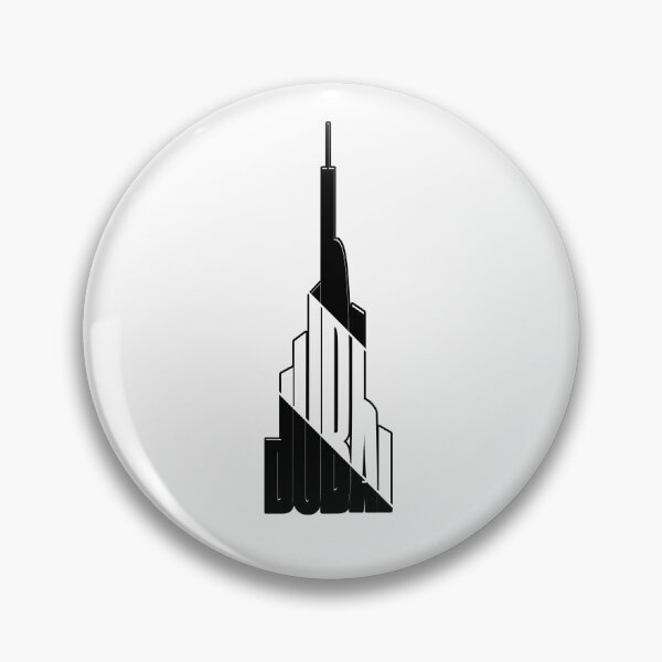 Item preview, Dubai-Burj Khalifa Typography new design designed and sold by flydye.