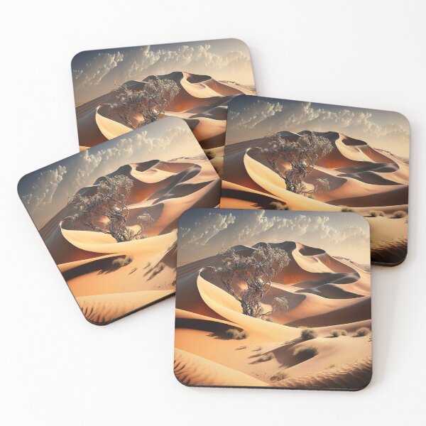 Item preview, Sun-Baked Wonders - Desert Dunes - Nature Landscape Digital Art Collection designed and sold by artbankai.