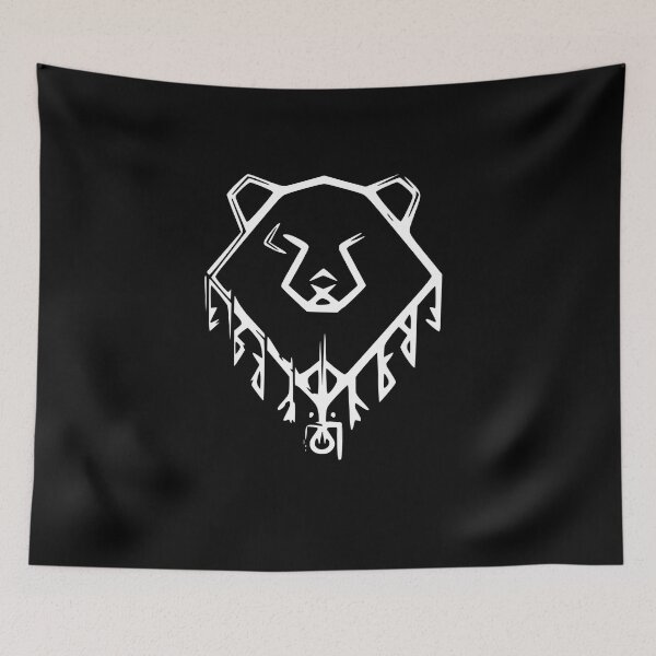 Item preview, Viking style Bear Head - Grizzly bear norse style designed and sold by Hunterbone.