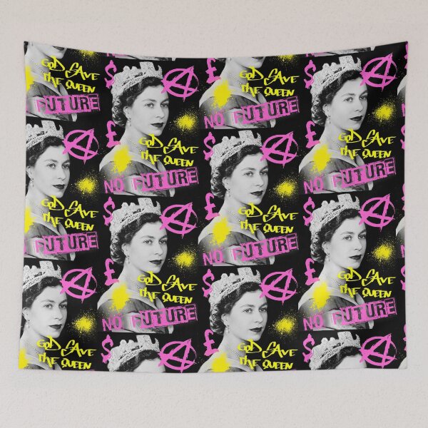 Item preview, Queen Elizabeth punk, God save the Queen designed and sold by Spooky Witch Dream.
