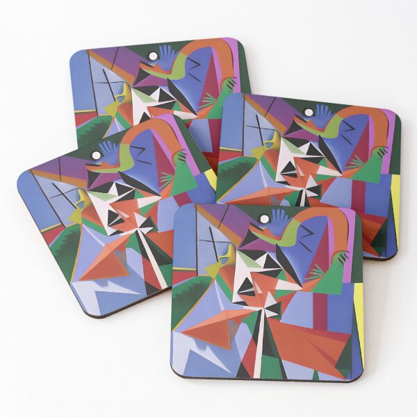 Item preview, Cubism Abstract Artwork designed and sold by syncscollective.