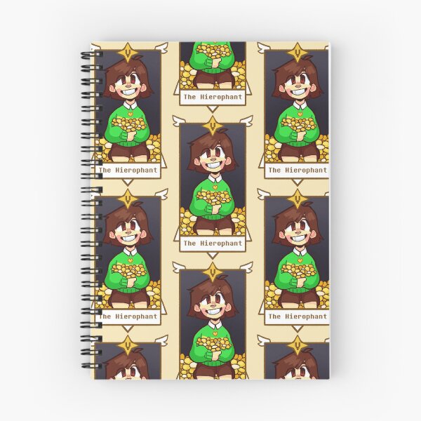 Item preview, Undertale Tarot - 5 The Hierophant - Chara designed and sold by evern-w-2-ts.