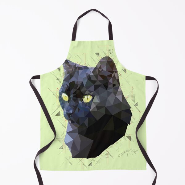 Item preview, Black Cat (Low Poly) designed and sold by Luna Roveda.