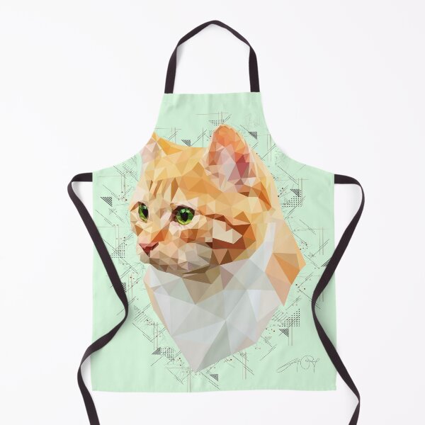 Item preview, Orange Cat (Low Poly) designed and sold by Luna Roveda.