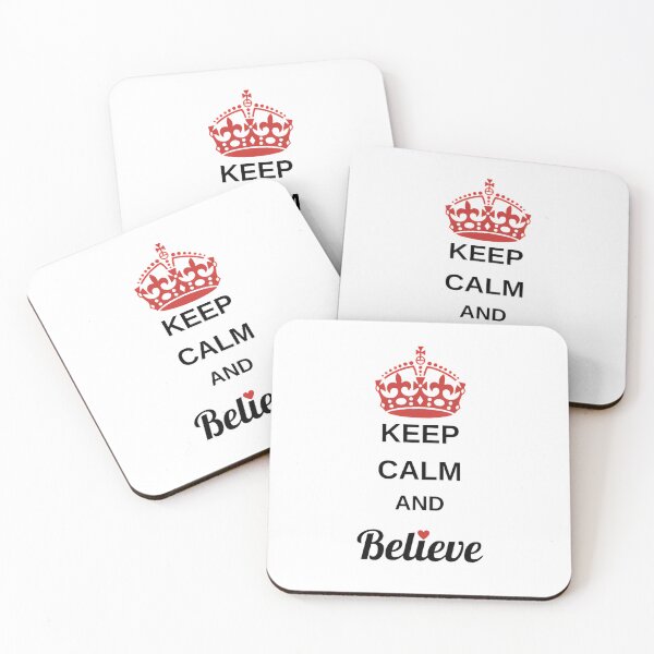 Item preview, Keep Calm and Believe designed and sold by KalipsoArt.