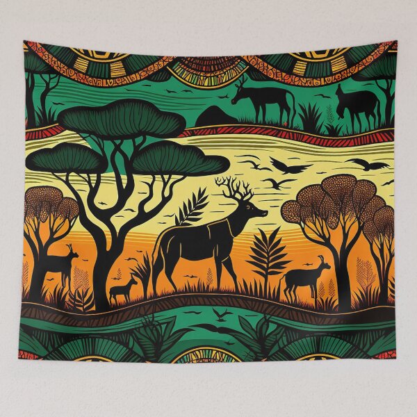 Item preview, African ethno designed and sold by WildlifeSafari.
