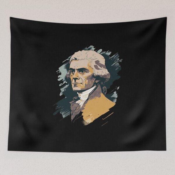 Item preview, Patriotic Portrait of President Thomas Jefferson  designed and sold by The Junto Shop.