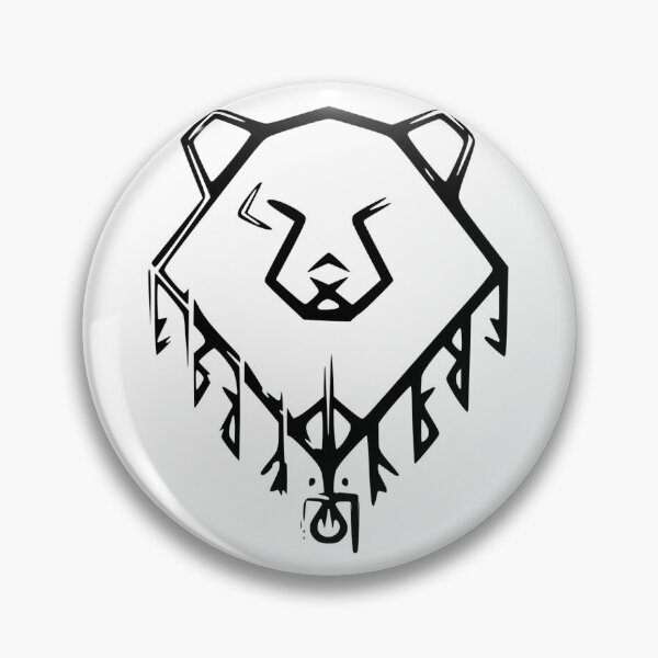 Item preview, Viking style Bear Head - Grizzly bear norse style designed and sold by Hunterbone.