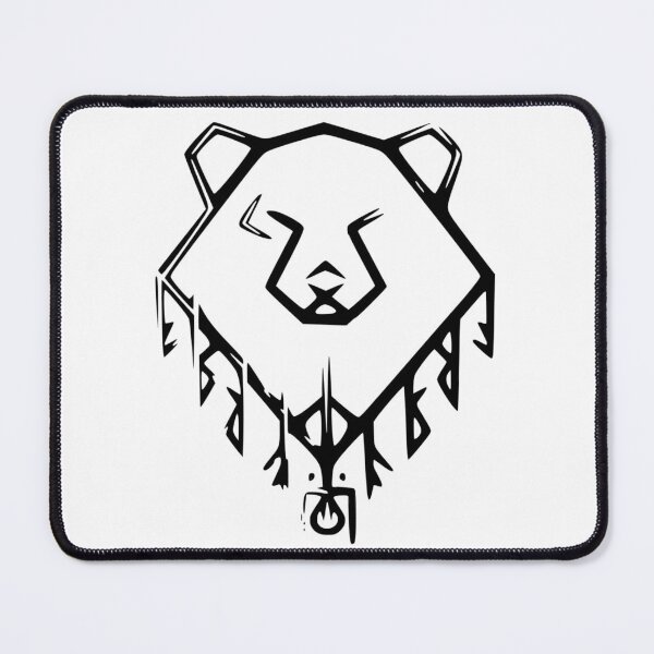 Item preview, Viking style Bear Head - Grizzly bear norse style designed and sold by Hunterbone.