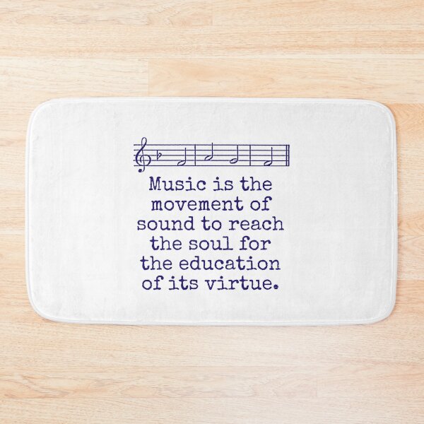 Item preview, Music Is The Movement Of Sound - Music Quote  designed and sold by CrankyOldDude.