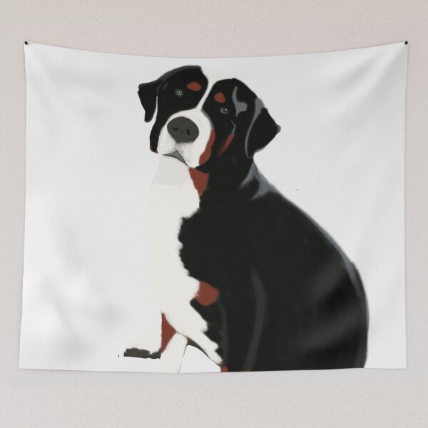 Item preview, Big Swissy Girl designed and sold by Karen Harding Art and Illustration .