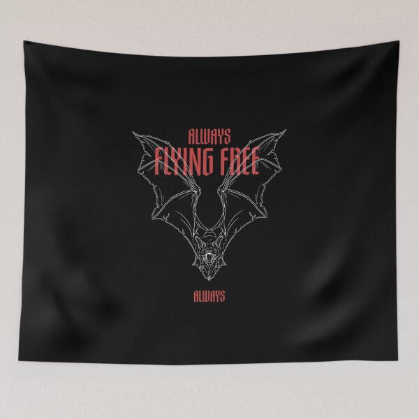 Item preview, Always flying free bat designed and sold by TonsOfTunes.