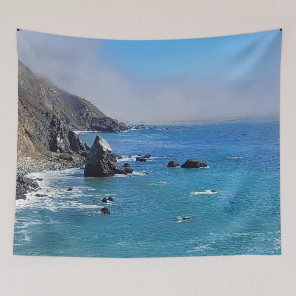 Item preview, coastal view designed and sold by Bethan Rose Studio.