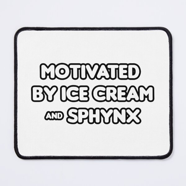 Item preview, Motivated by Ice Cream & Sphynx - Funny designed and sold by CheeseBlueprint.