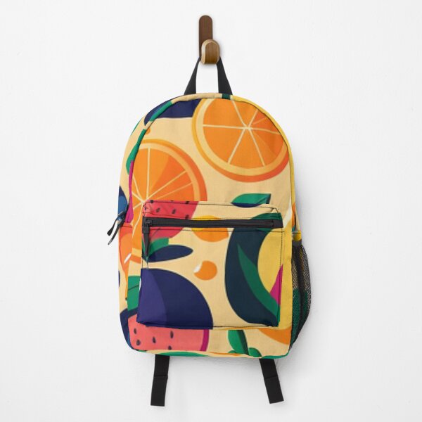 Item preview,  colorful pattern featuring various fruits and vegetables, such as lemons, oranges, berries, carrots, and broccoli designed and sold by Gomawidesigns.