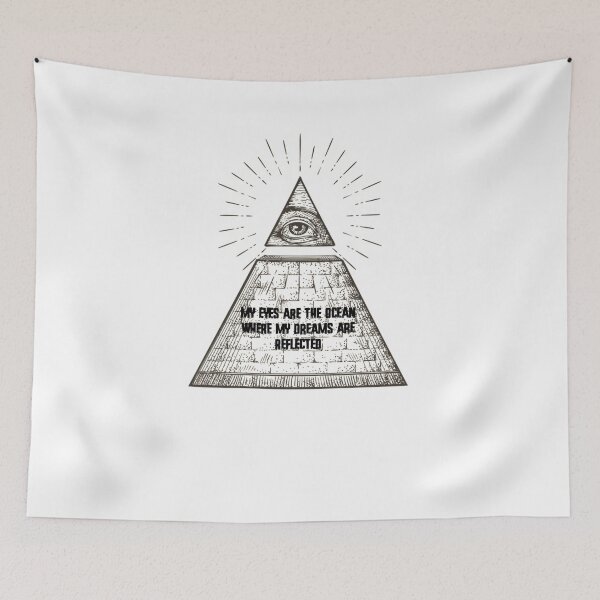 Item preview, One Eyes Egypt Quote designed and sold by Fahmimii.