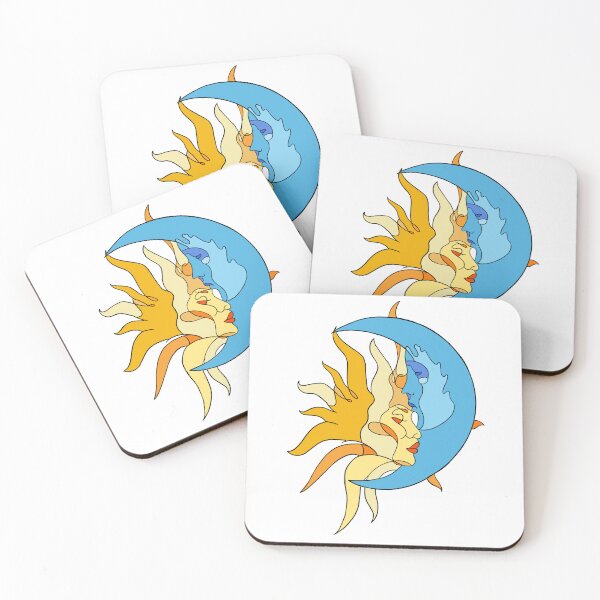 Item preview, colored sun and moon designed and sold by syd-42.