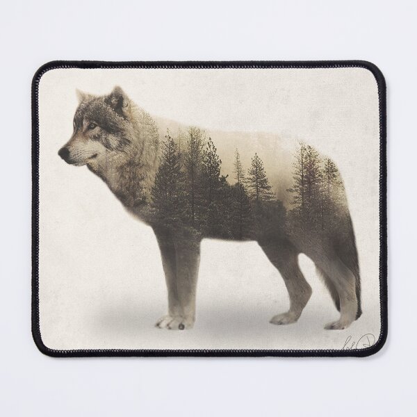 Item preview, Wolf (Double Exposure Animal Portraits) designed and sold by Luna Roveda.