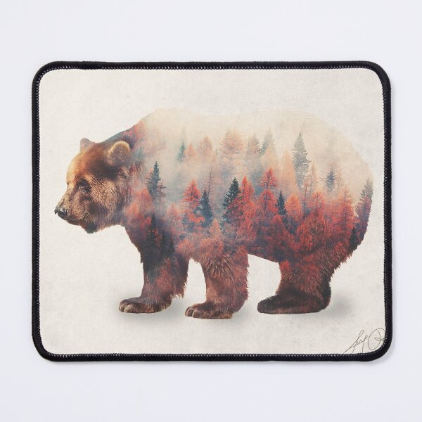 Item preview, Bear (Double Exposure Animal Portraits) designed and sold by Luna Roveda.