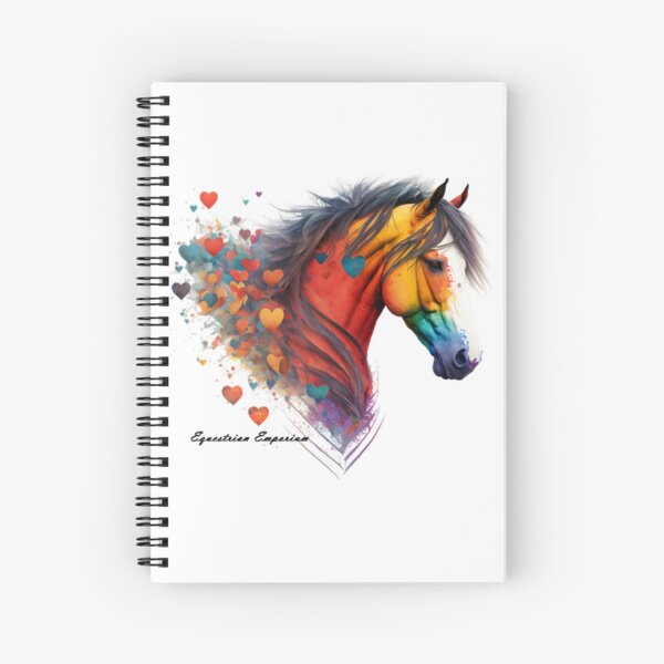 Bright Heart Stallion Spiral Notebook