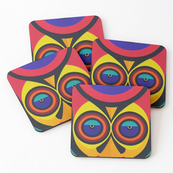 Item preview, Ojos geometricos de colores vibrantes psicodélicos - Midjourney designed and sold by ArtificioAI.