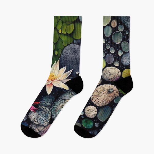 Item preview, Beautifull Japanese Garden Dreams: AI,  brings Pointillism Painting in Full Bloom designed and sold by XIX361ART.