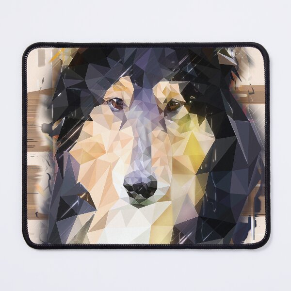 Item preview, Collie (Low Poly) designed and sold by Luna Roveda.