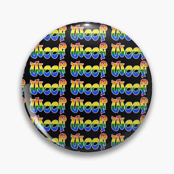 Item preview, Woof Woof Woof- Rainbow designed and sold by LthrDaddyBear.