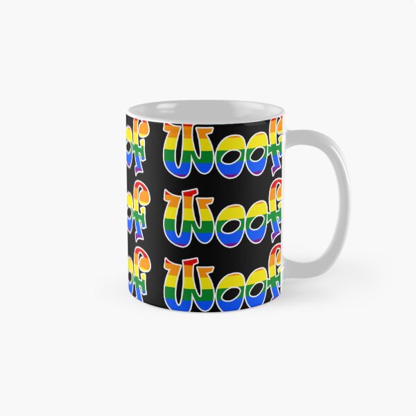 Item preview, Woof Woof Woof- Rainbow designed and sold by LthrDaddyBear.