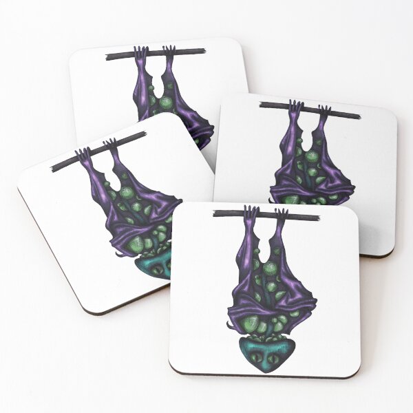 Item preview, Mushroom Bat in Colour designed and sold by themaybebee.