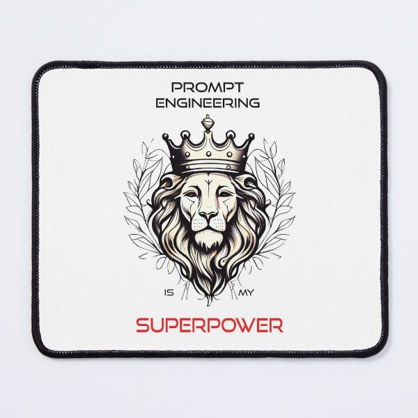 Item preview, Prompt Engineering is my super power | AI CahtGPT | Artificialintelligence | Prompt Engineer| Superpower | Lion head | Innovation designed and sold by ArtPowTech.