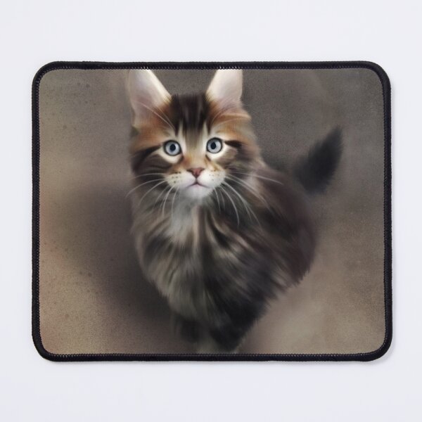 Item preview, Maine Coon (Digital Drawing) designed and sold by Luna Roveda.