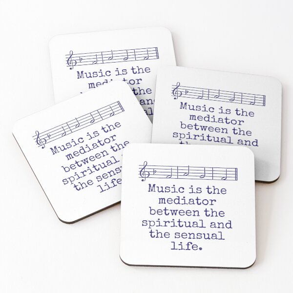 Item preview, Music Is The Mediator - Music Quote  designed and sold by CrankyOldDude.